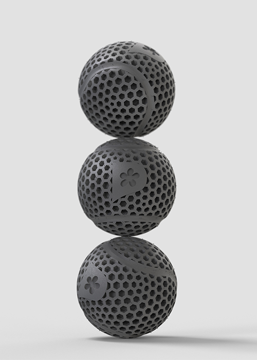 3 balles loisir en TPU