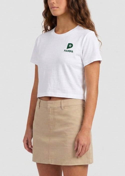 Crop top brodé