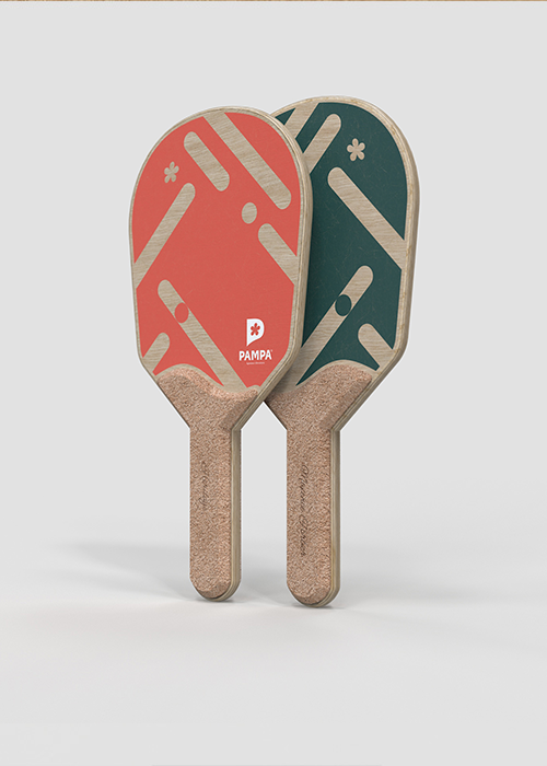 Héritage - Set de raquettes de plage élégante